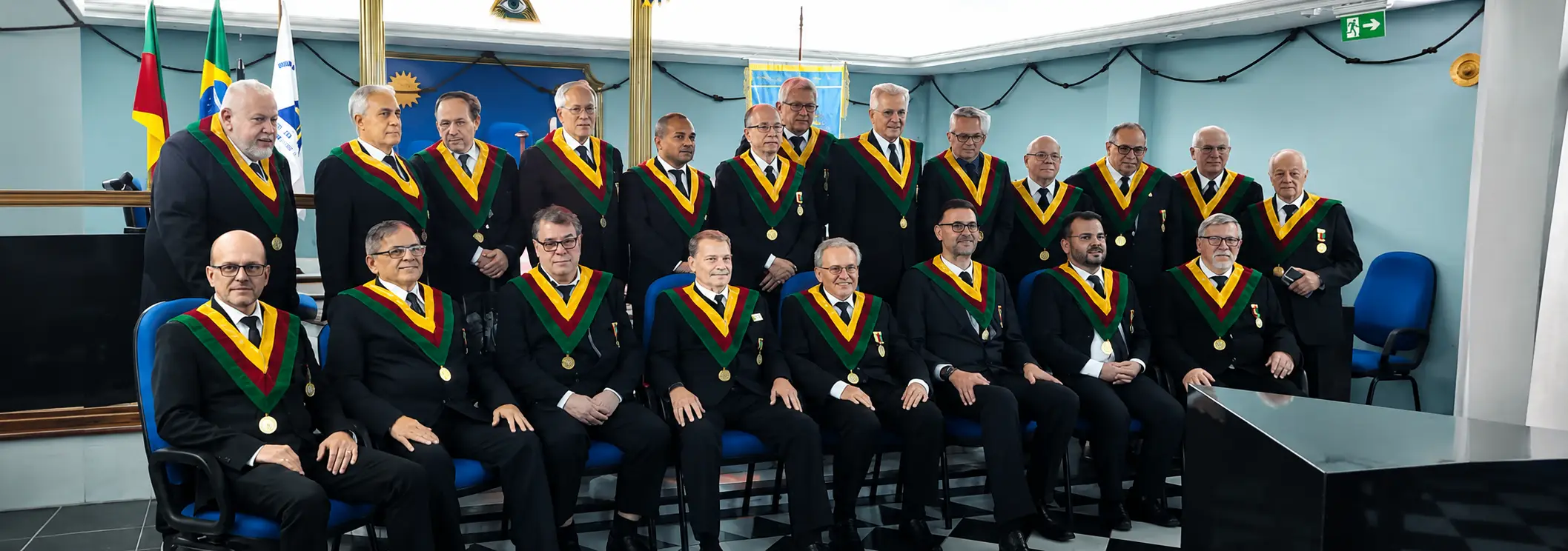 Cerimônia de posse dos Irmãos acadêmicos